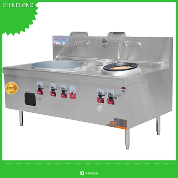 Commercial Chinese Wok Burner - 2100*1150*800mm - 38kW 1