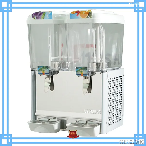 Shinelong Double Head Beverage Machine: 18L Capacity, Rapid Temperature Control 1