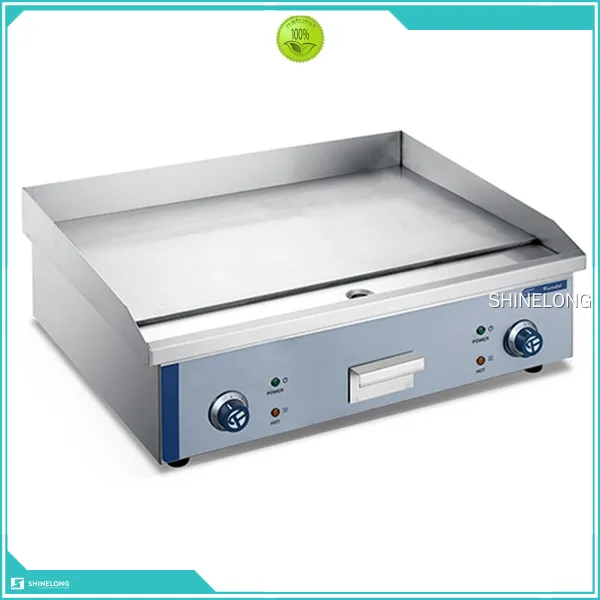 Commercial Gas Grill - 4.4kW Power, 220-240V Voltage, 50-300 Temp Range 1