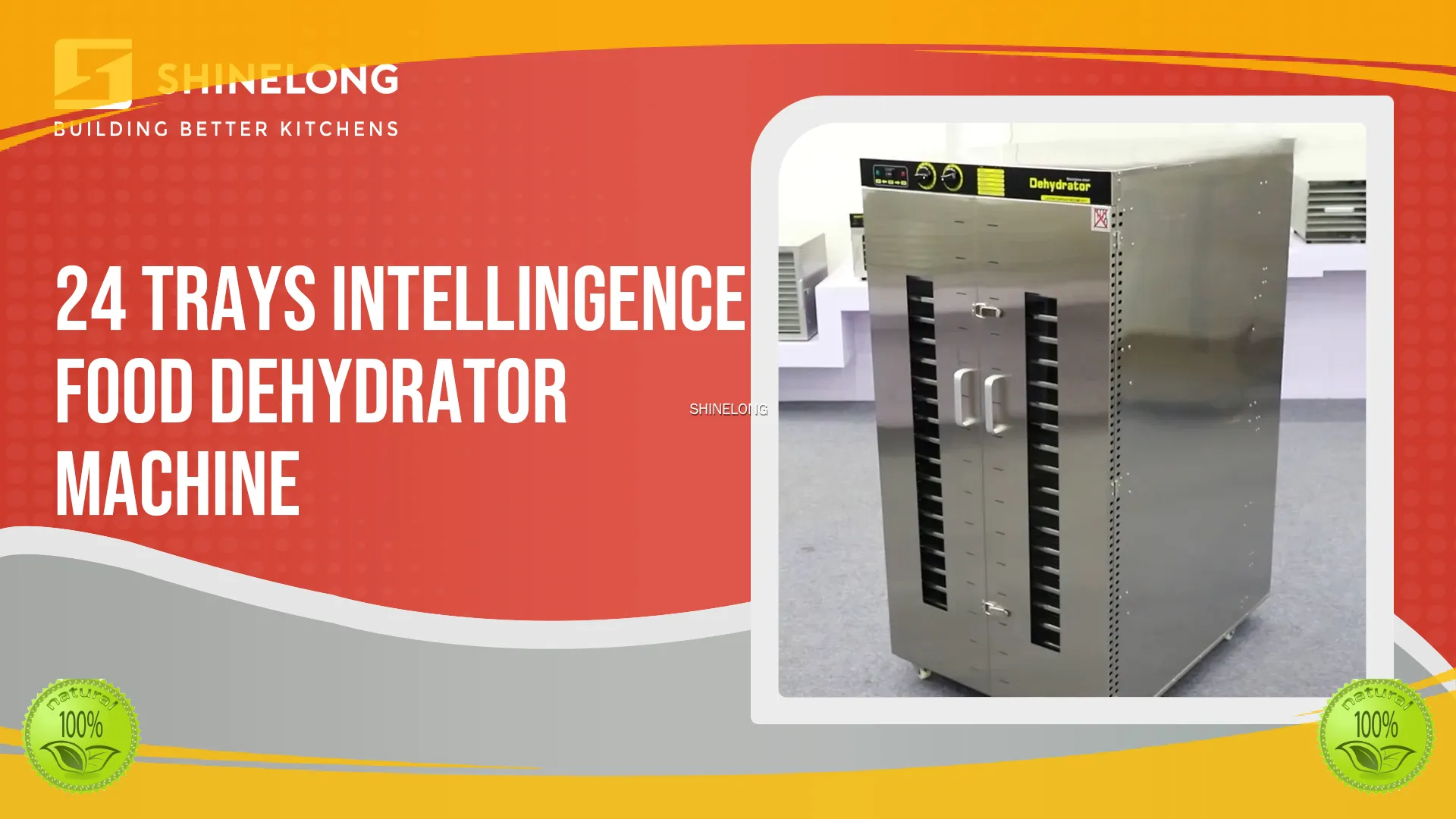24-Level Commercial Fruit Dehydrator - 600L Capacity 1