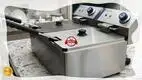 Commercial Electric Countertop Fryer Upgrade - Precise Temp Control, Fast Oil Change 1