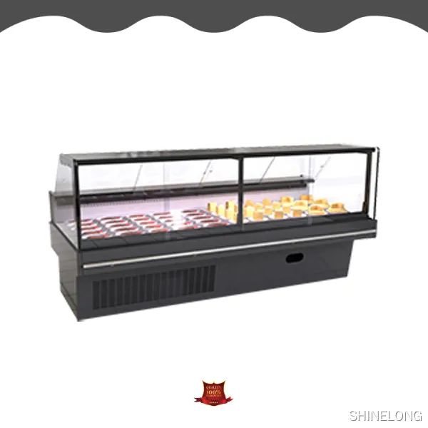 Glass Deli Serve-Over Counter with LED Lighting - Energy Efficient & Stainless Steel - Deli Case Refrigerator 1