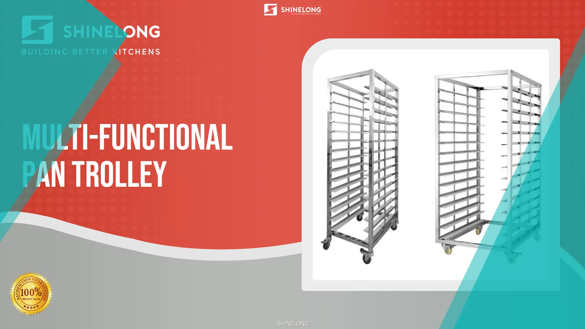 Customizable Stainless Steel Tray Trolley - Reliable, Durable, and Versatile 1