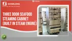 Electric Water Tank Seafood Steamer 27KW/380V 1