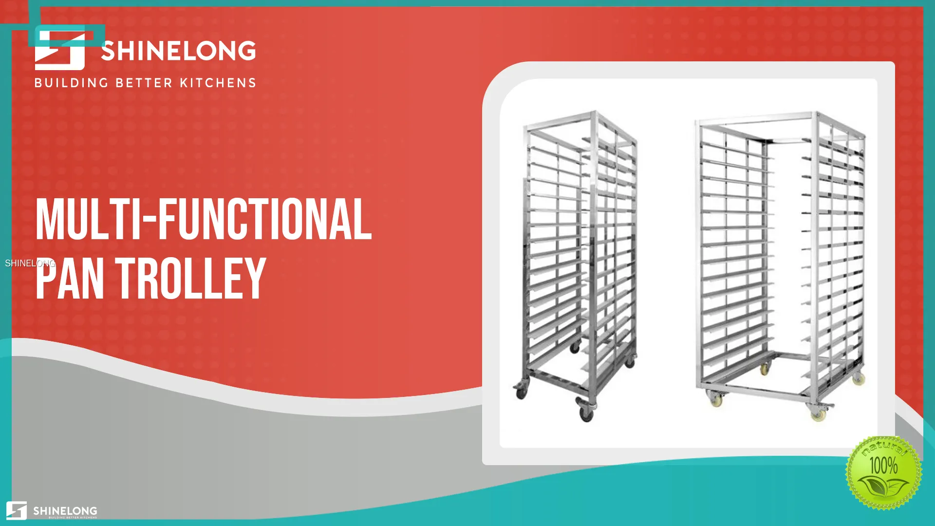 Bakery Racking Trolley with Trays: Stainless Steel 304, Customizable Size 1