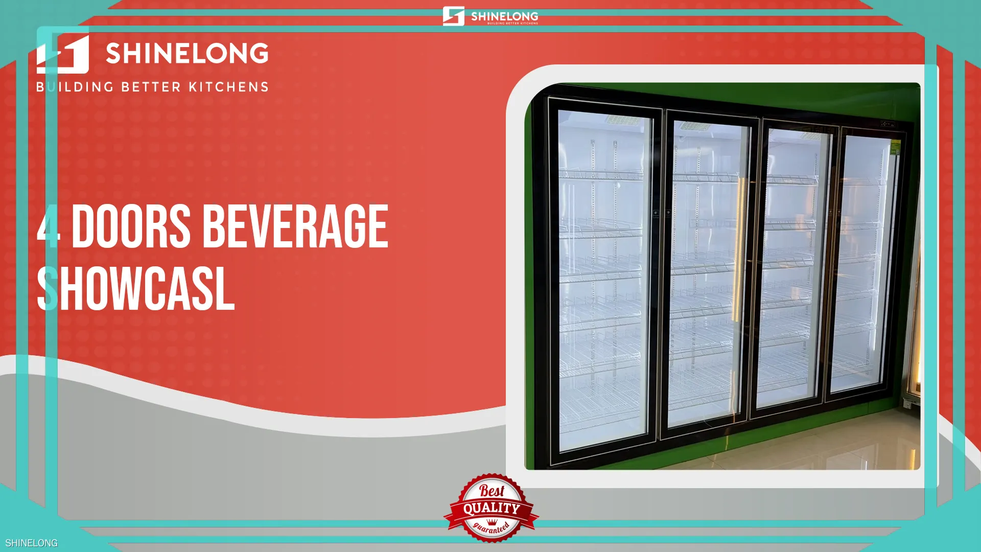 Energy-Saving Glass Door Display Fridge - 680L Capacity 1
