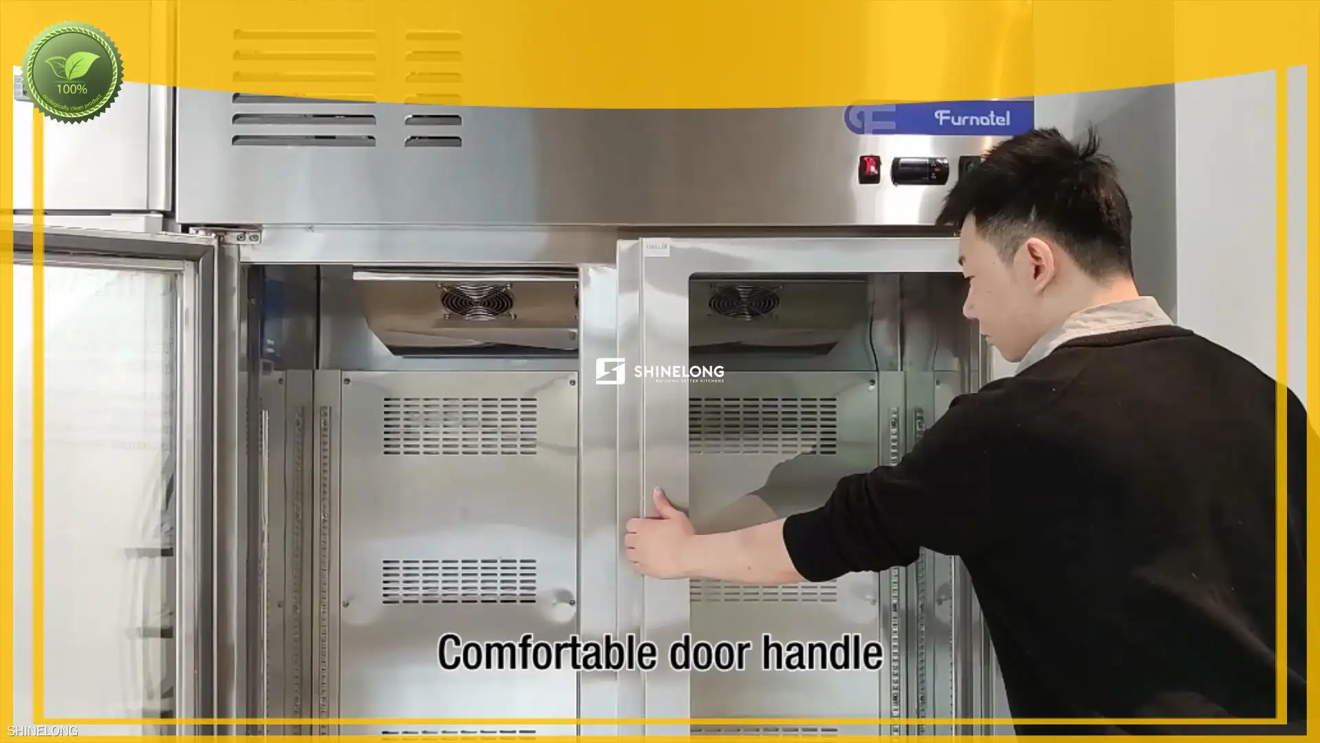 Commercial Refrigerator with Cold Air Duct for Efficient Cooling 1