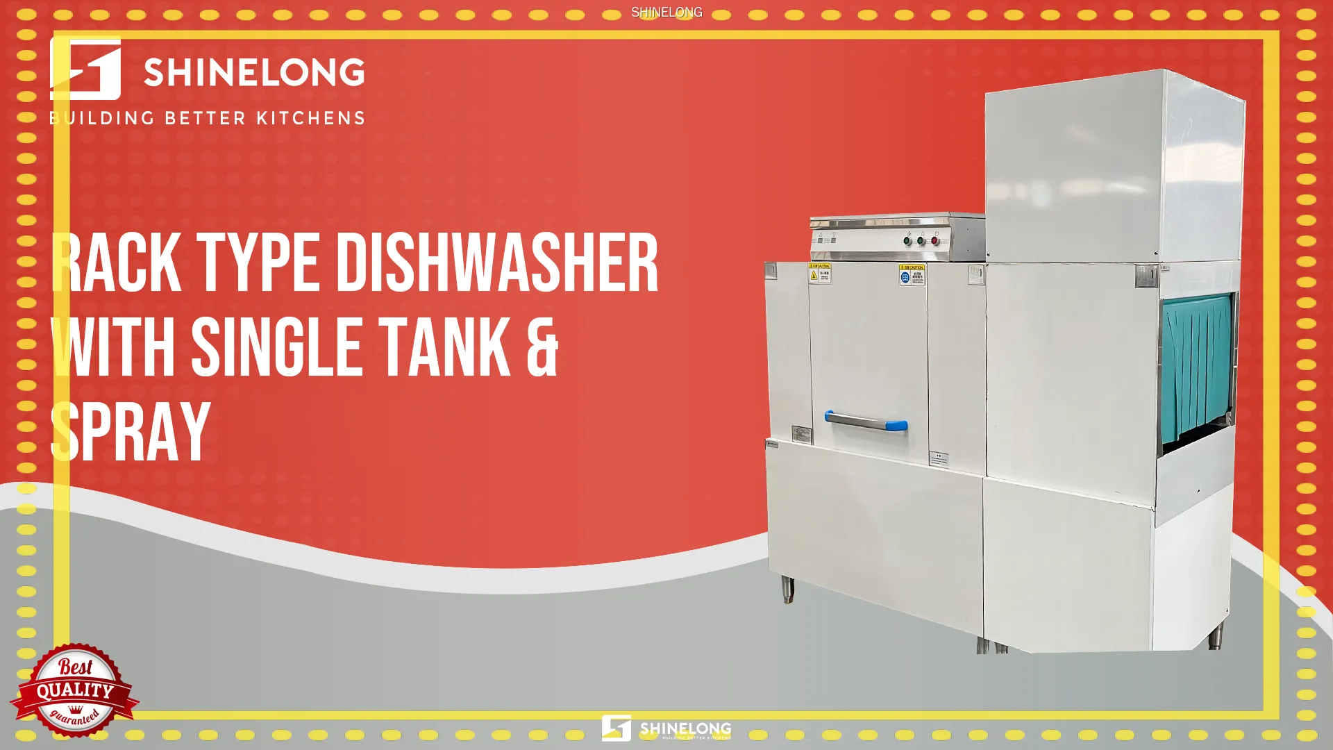K1315-7 Commercial Dishwasher - High Capacity, Stainless Steel, Safety Features 1
