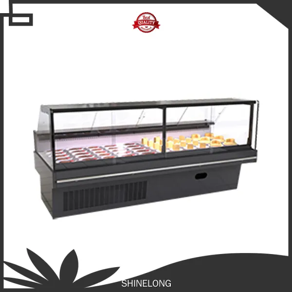 Stainless Steel Deli Display Fridge - LED Lighting & Glass Counter. 1