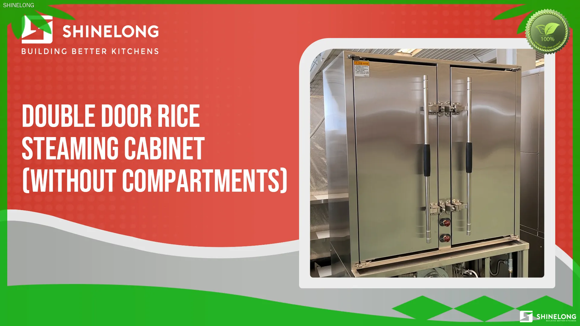 Commercial Double Door Rice Steamer with 24 Trays 1