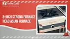 Strong 8-Inch Gas Stove for Commercial Kitchens 1