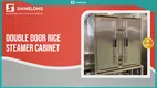 SHINELONG Double-door Rice Steamer - Commercial Restaurant Food Steamer 1