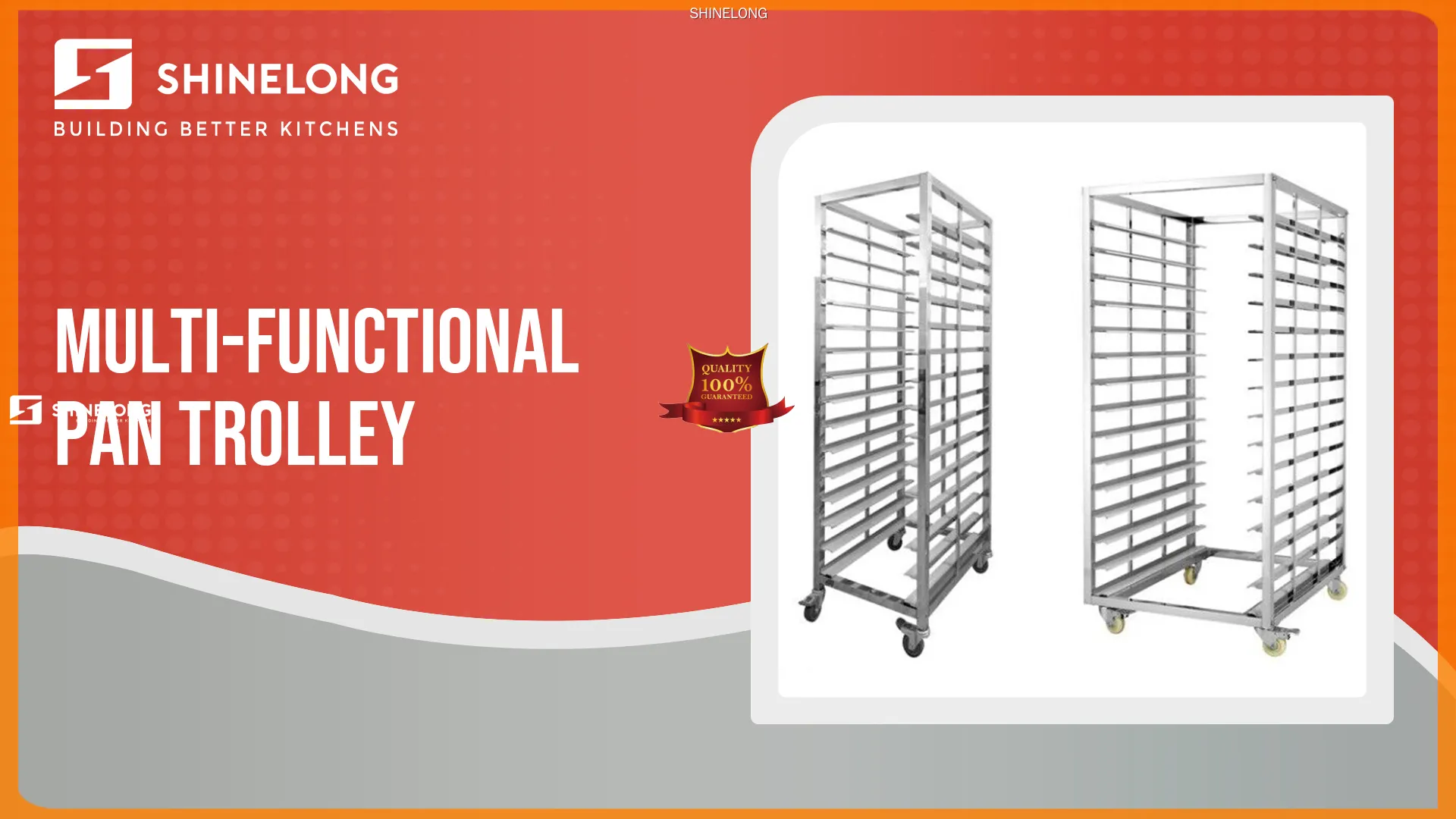 High-Quality Commercial Stainless Steel Trolley 1