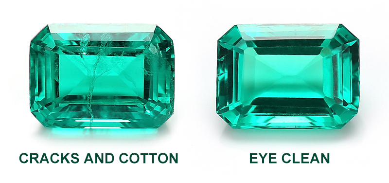 Emerald Cut Colombia Lab Grown Emerald Hydrothermal Lab Created Emerald 8