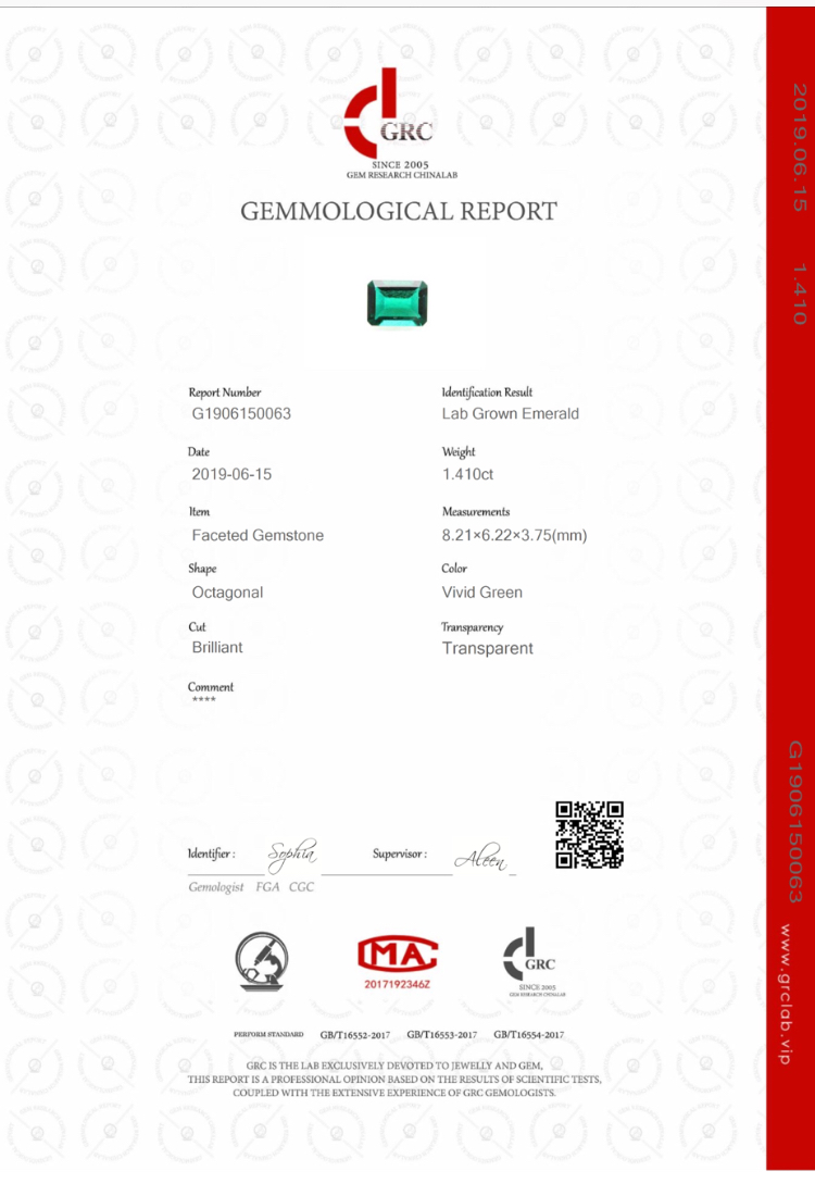 Emerald Cut Colombia Lab Grown Emerald Hydrothermal Lab Created Emerald 9