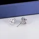 Custom lab created diamond stud earrings made in china Manufacturer | Messi Jewelry 5