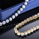 lab created sapphire tennis bracelet at Wholesale Prices | Messi Jewelry 3