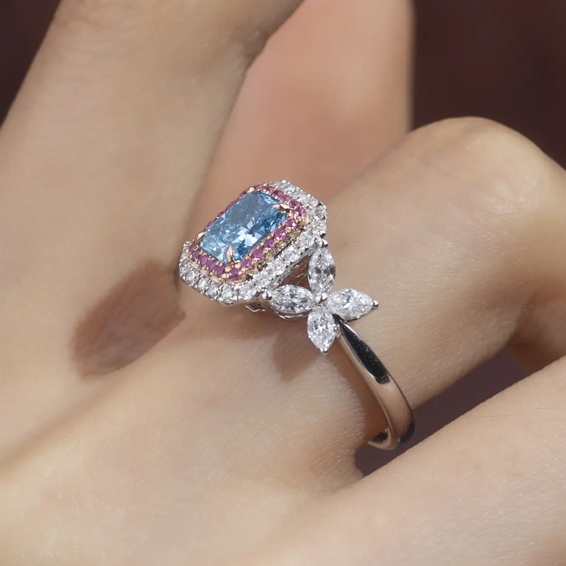 5.07CT Lab Diamond Ring with IGI Certificate 7