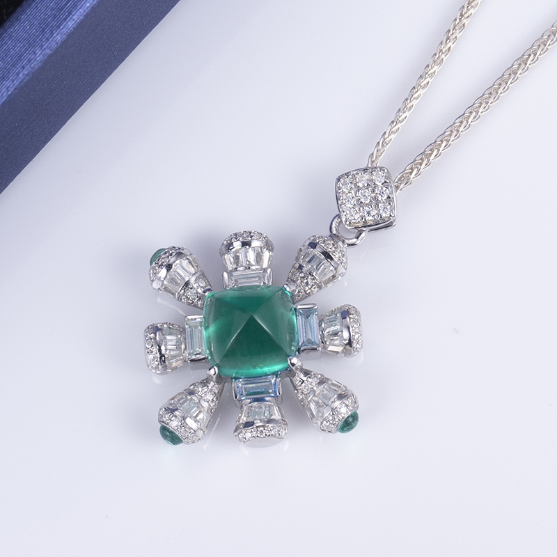 high quality citrine necklace factory price | Messi Jewelry 10