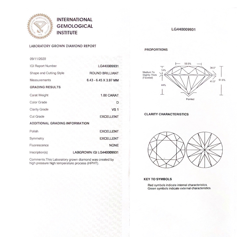 Kalung solitaire moissanite klasik dari Tiongkok | Perhiasan Messi 16