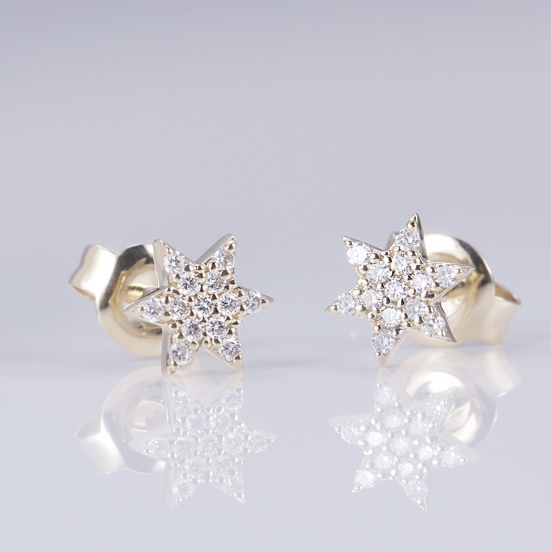 Messi Jewelry | Long Lasting moissanite stud earrings screw back supply 12