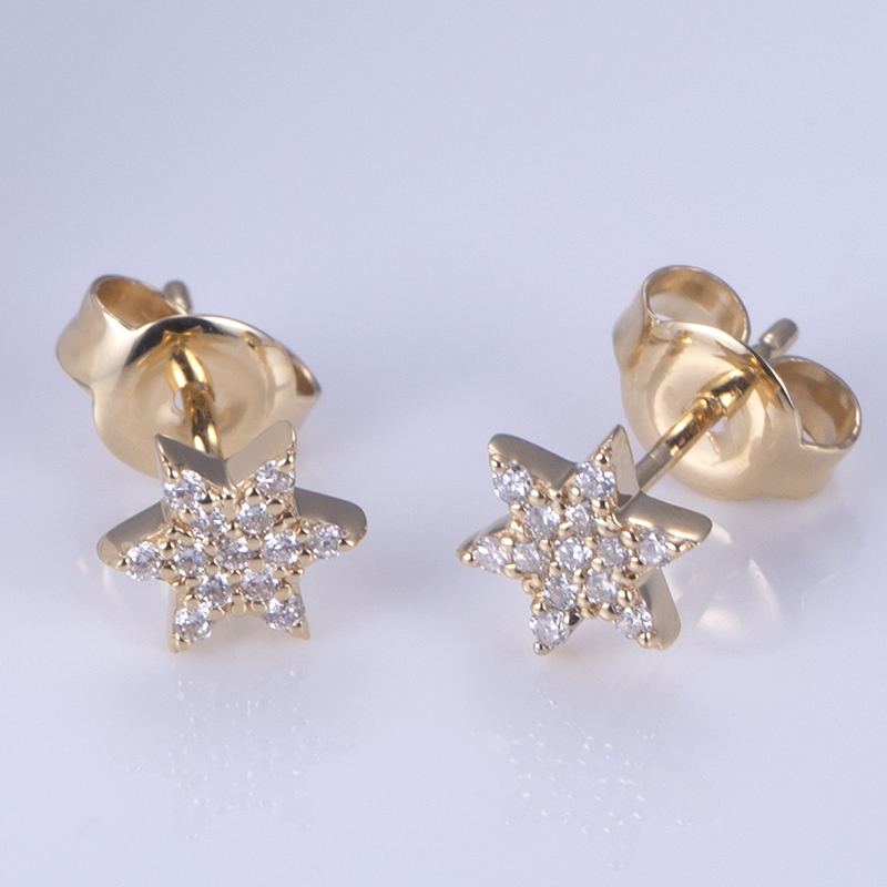 Messi Jewelry | Long Lasting moissanite stud earrings screw back supply 10