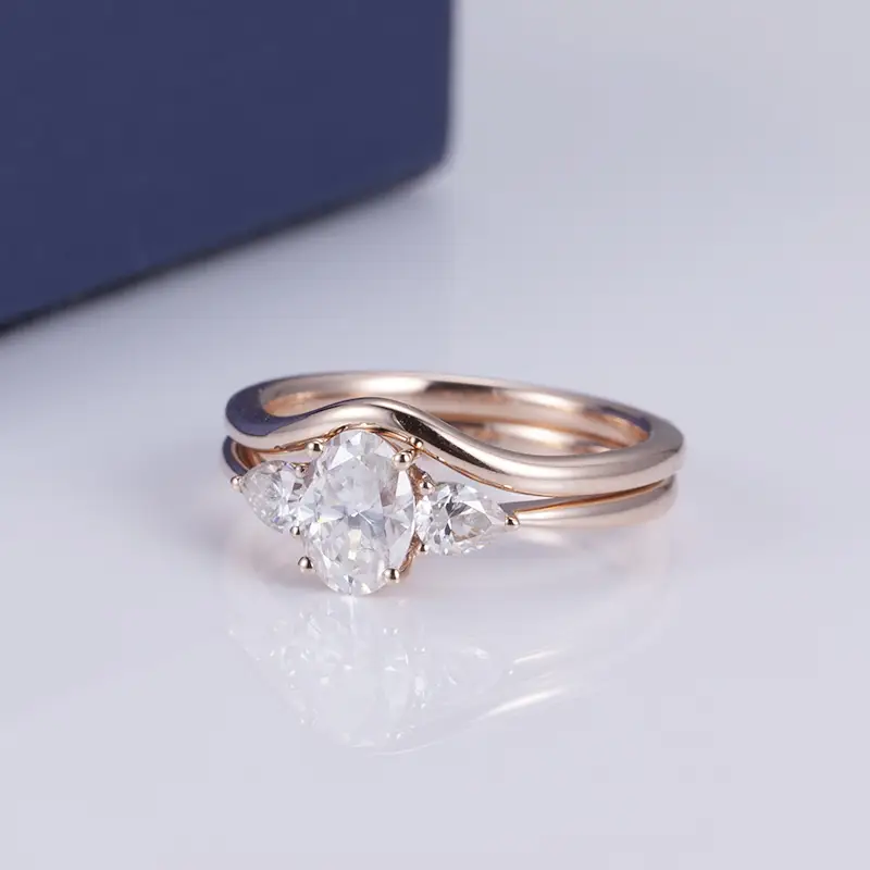 Messi Jewelry | Wholesale synthetic diamond rings factory price 3