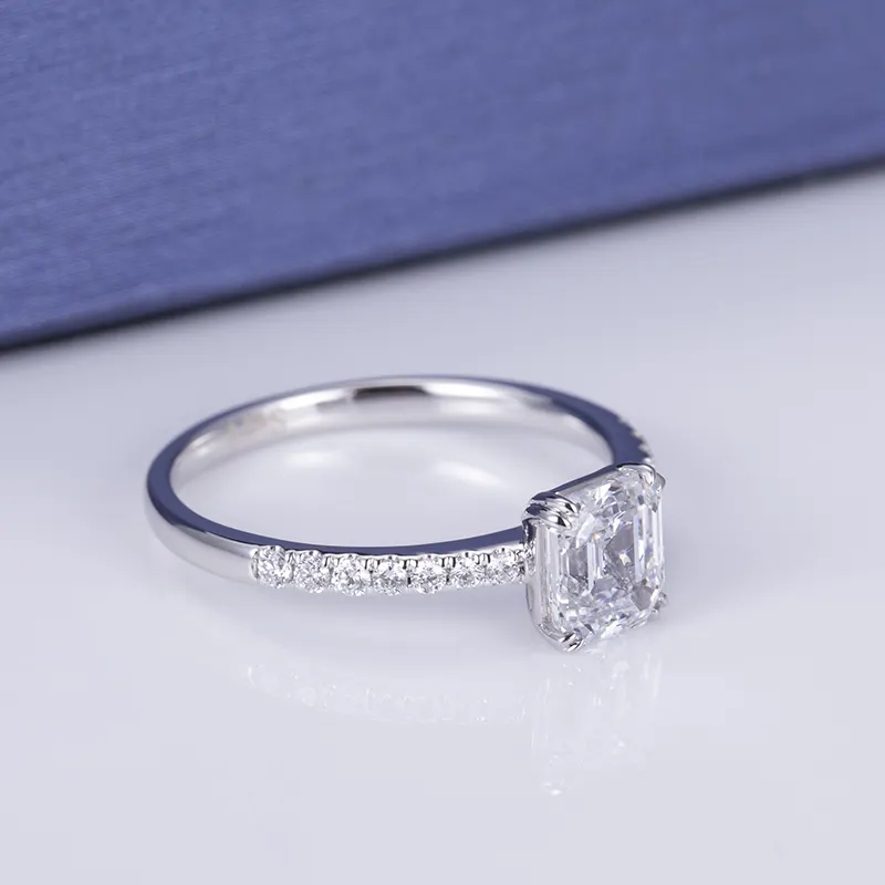 Synthetic Diamond Rings Lab Grown DiamondFactory Price 3