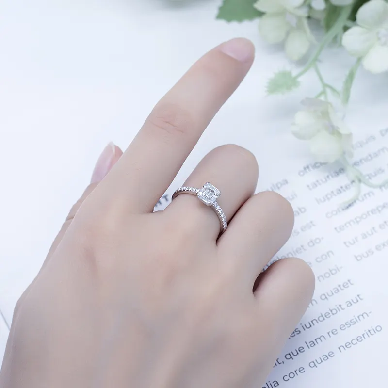 Synthetic Diamond Rings Lab Grown DiamondFactory Price 5