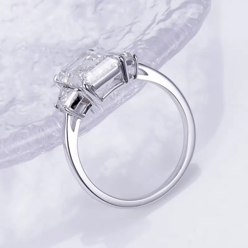 Custom lab diamond wedding band wholesale Manufacturer | Messi Jewelry 5