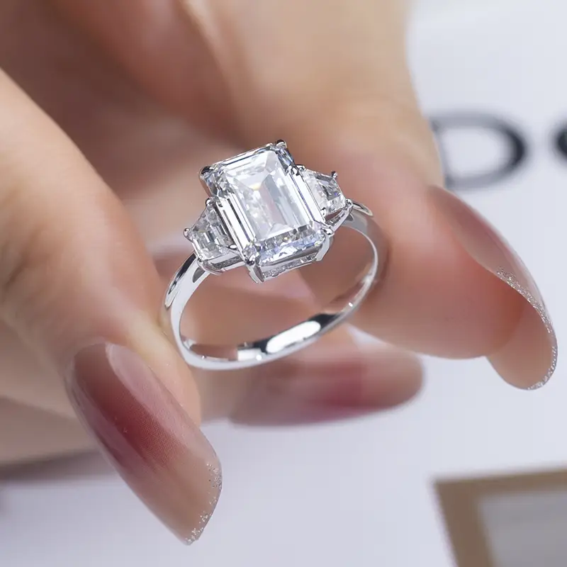 Custom lab diamond wedding band wholesale Manufacturer | Messi Jewelry 6