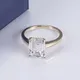 Customized Yellow Gold Moissanite Ring Company 4