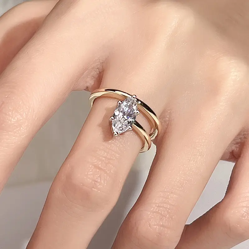 Messi Jewelry | sturdy lab diamond wedding band high safety 3