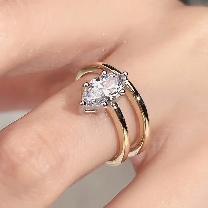 Messi Jewelry | sturdy lab diamond wedding band high safety 4