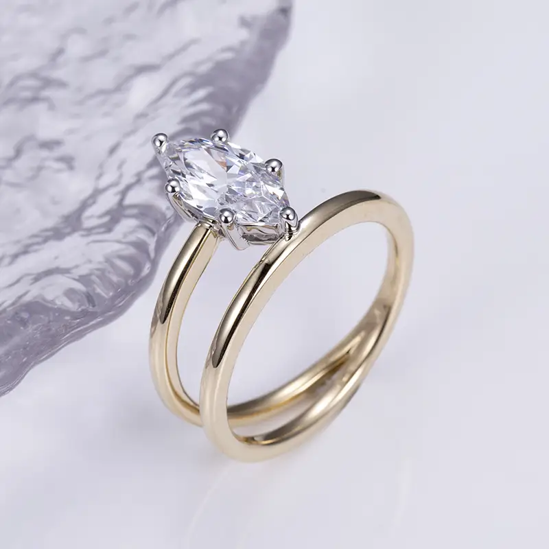 Messi Jewelry | sturdy lab diamond wedding band high safety 5