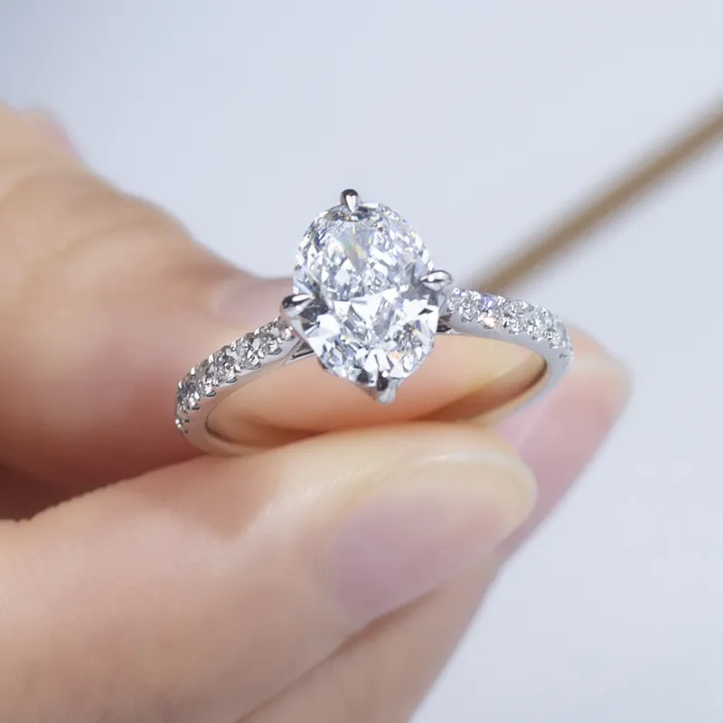 Lab Created Diamond Rings Western Union Wholesale - 4