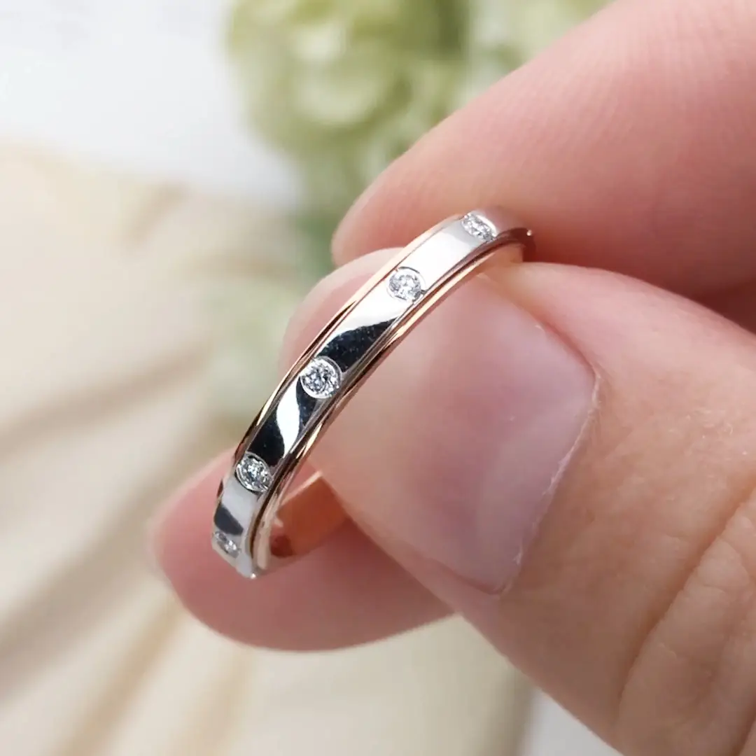 MSR -523 18K Lab Grown Diamond Ring -Messi Gioielli 1