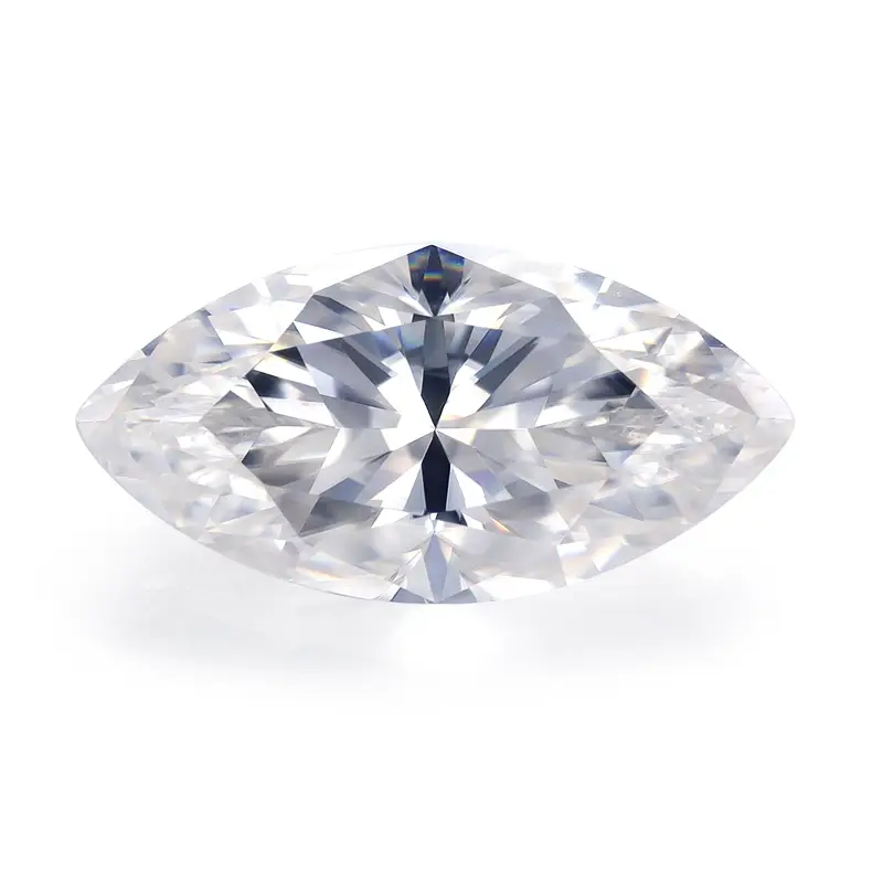 Cut Marquise Cut Moissanite D Ef Gh Color Gra Certificato 1