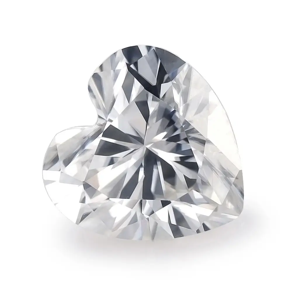 Сердце разрезание Moissanite D Ef Gh Color GRA Сертификат 1