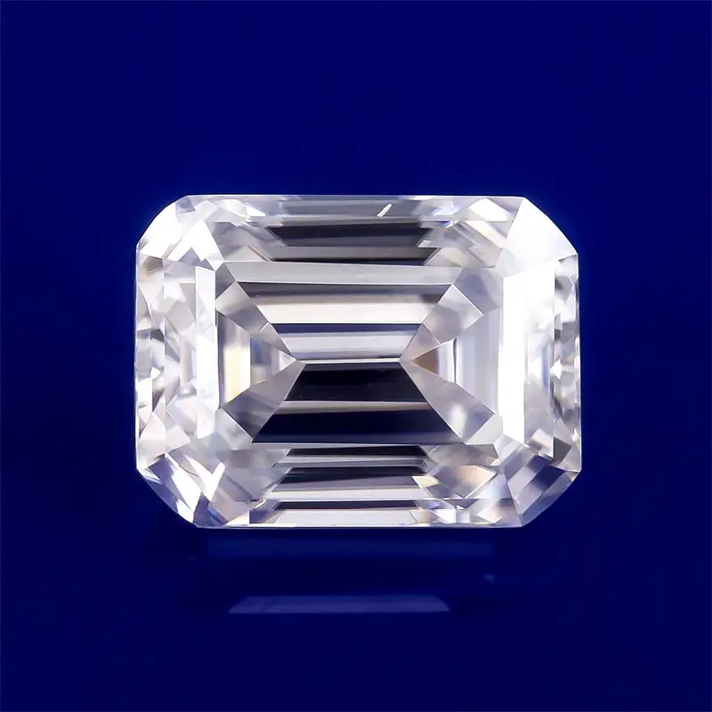 MOISSANITE OTTAGONAL CUTTO D EF GH COLORE CERIFICATO 1