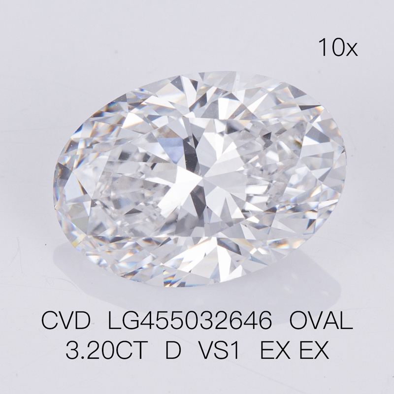 Berlian CVD HPHT Bentuk Hati 1-5 Karat, Berlian Buatan Laboratorium, Sertifikat IGI 15