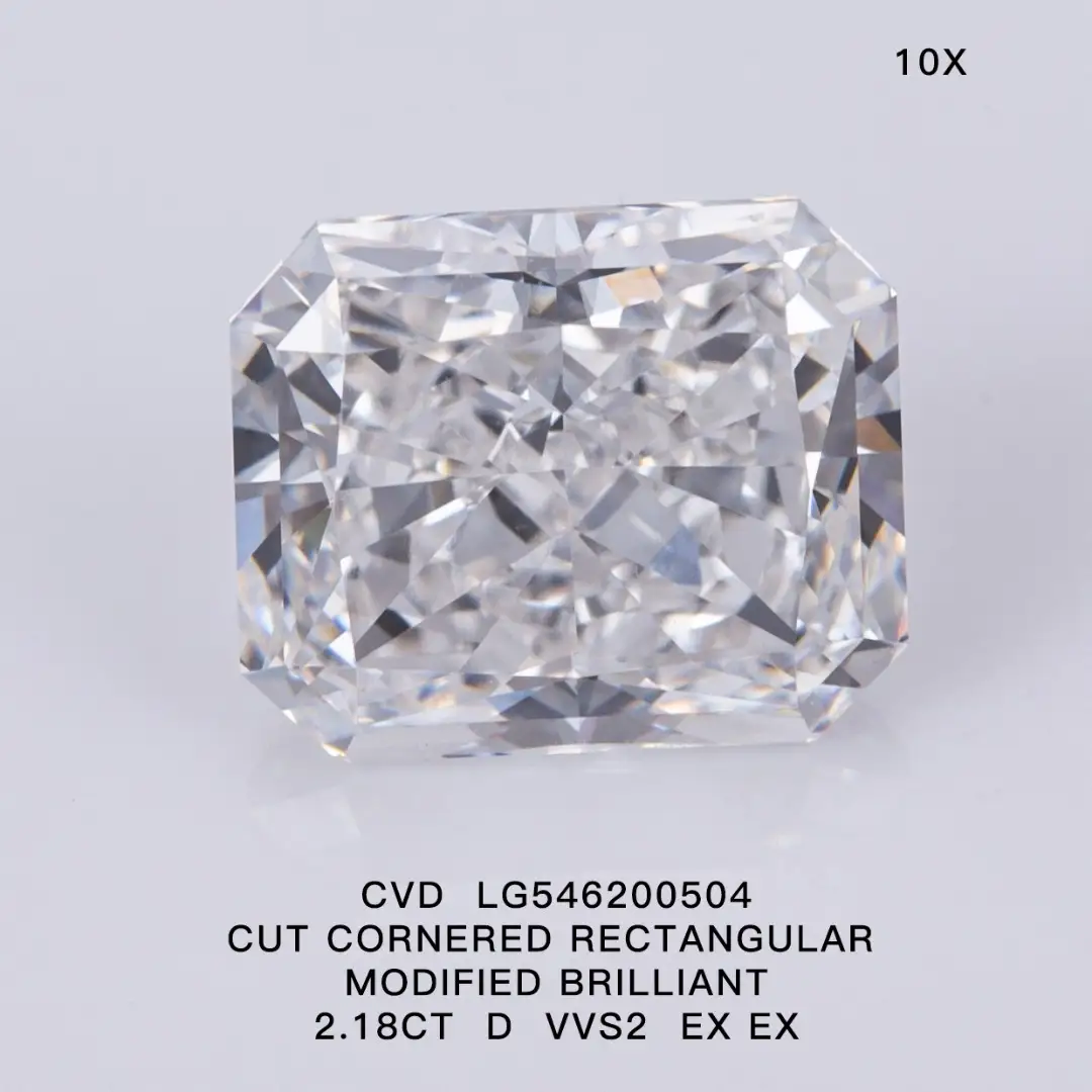 2 Carat Radiant Lab Grown Diamond - Sustainable Brilliance 3