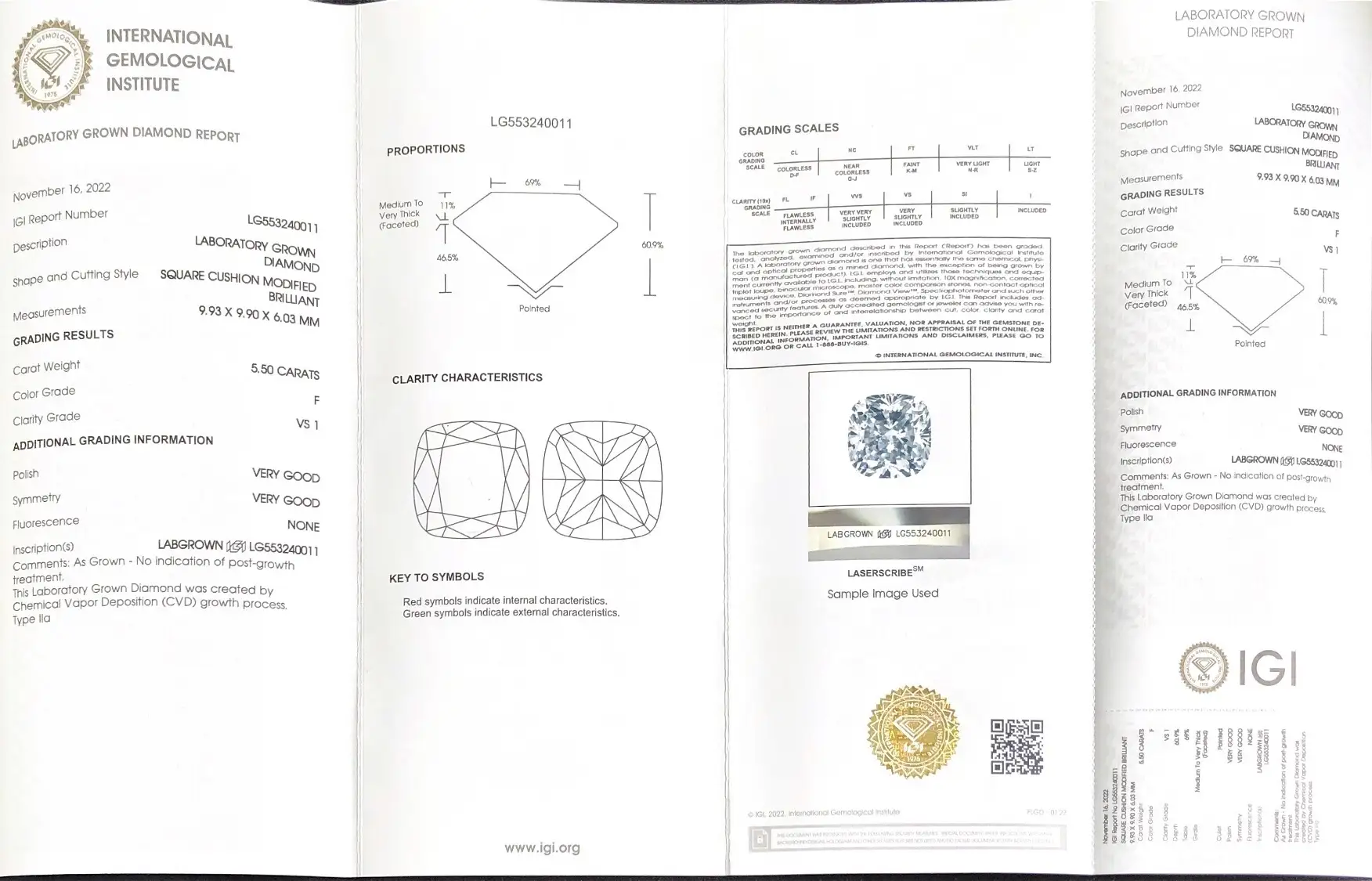Messi Jewelry | Praise elongated cushion cut lab diamond quality assurance 6