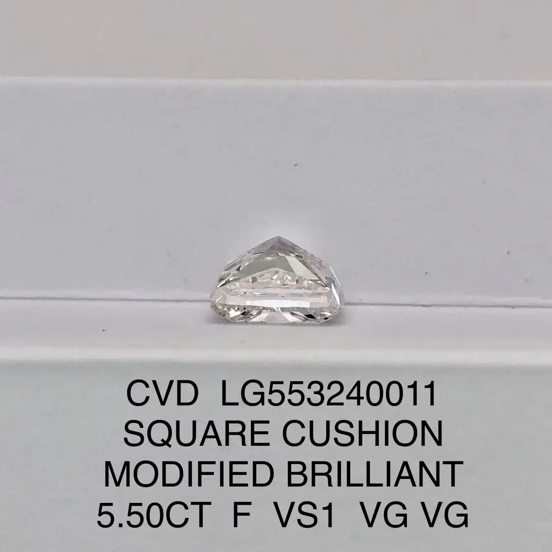 Messi Jewelry | Praise elongated cushion cut lab diamond quality assurance 3