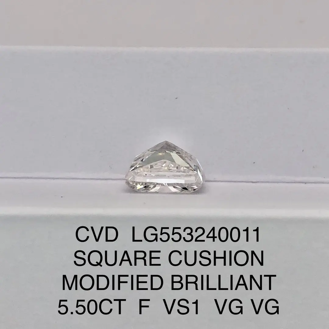 Messi Jewelry | Praise elongated cushion cut lab diamond quality assurance 3