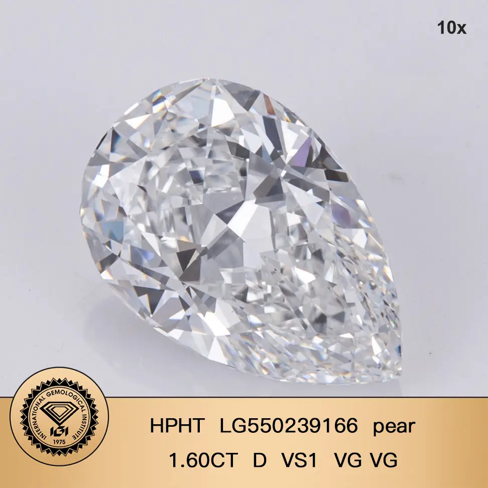 Factory Price pear shaped engagement ring lab created manufacturing | Messi Jewelry 2