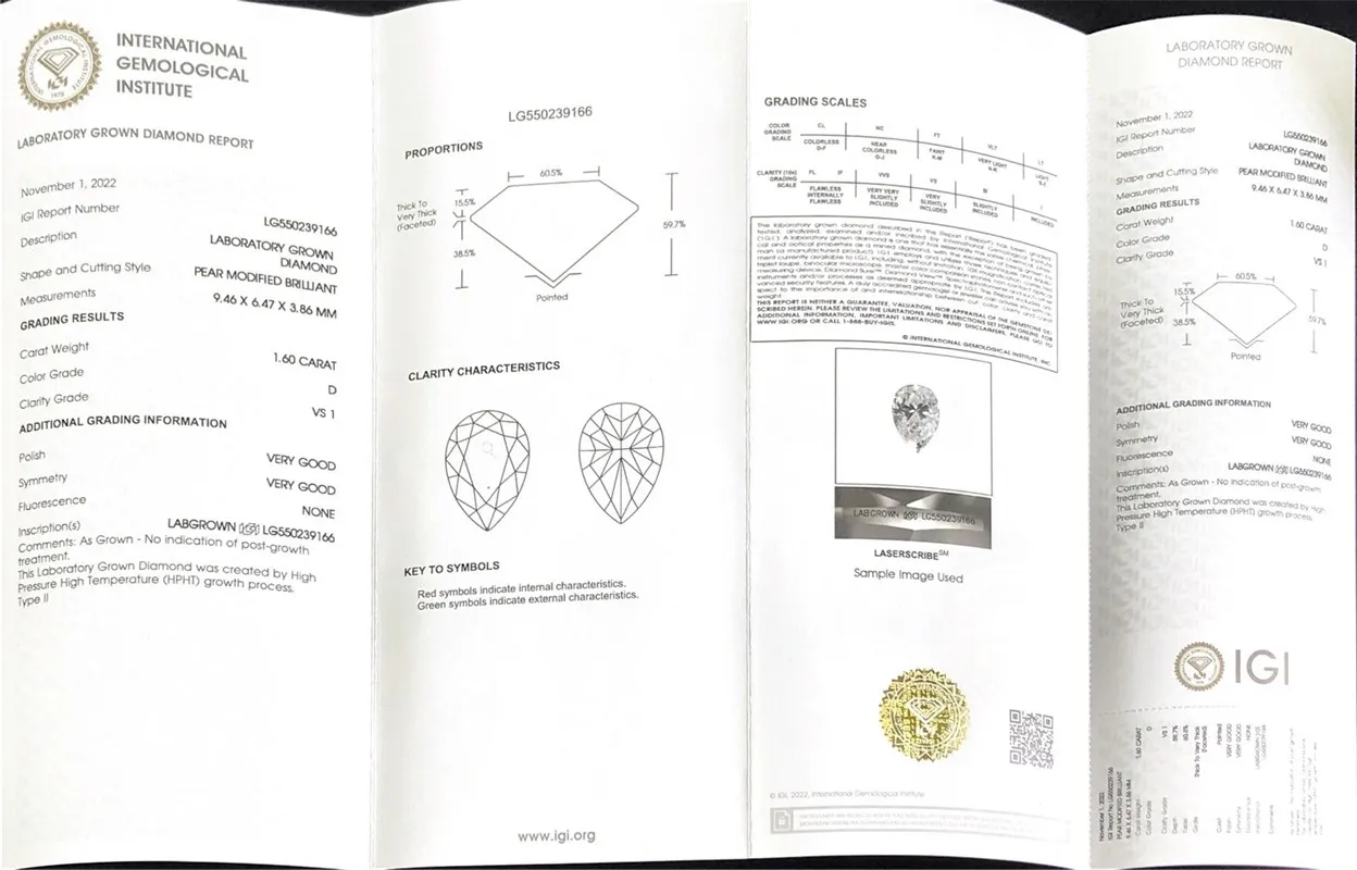 Pear Lab Diamond Pear Shaped Engagement Ring Lab Created Manufacturers 6