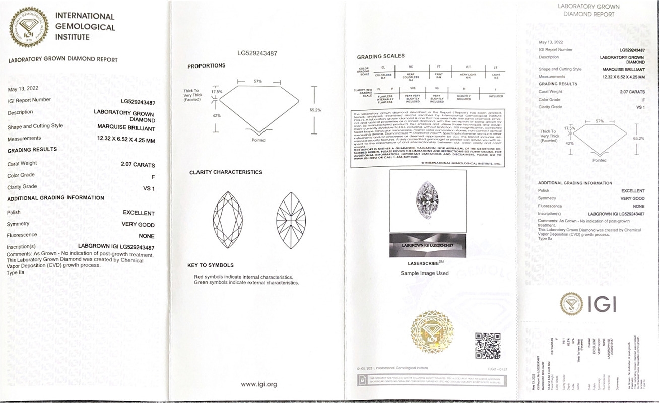 igi mq lab grown diamond