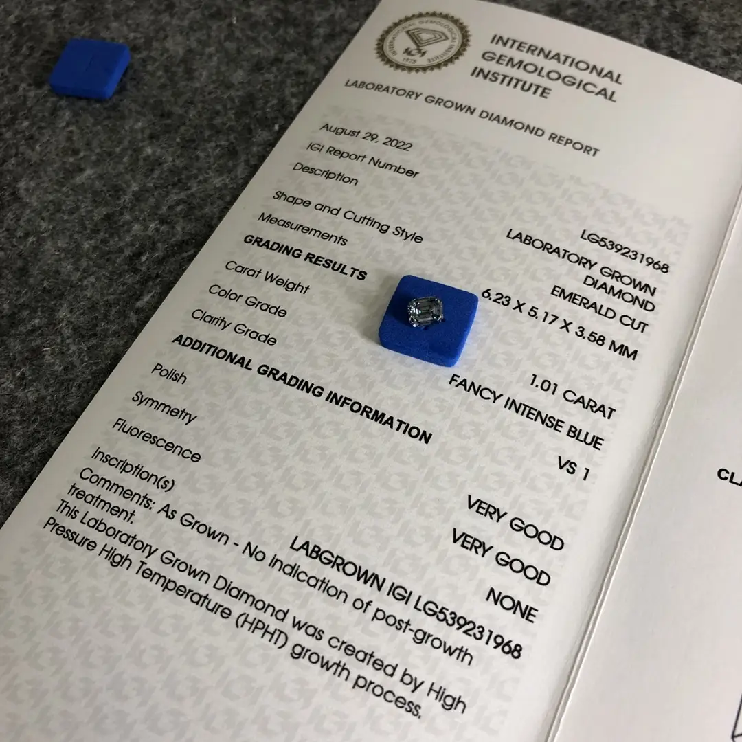 0.3-10 ct Lab Diamonds | IGI Certified | Daily Updates | Emerald Cut 3