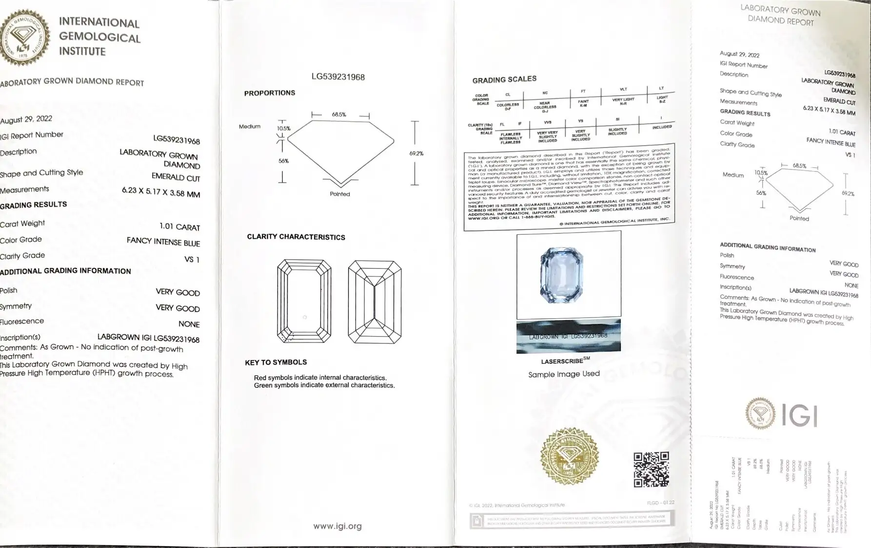 0.3-10 ct Lab Diamonds | IGI Certified | Daily Updates | Emerald Cut 6